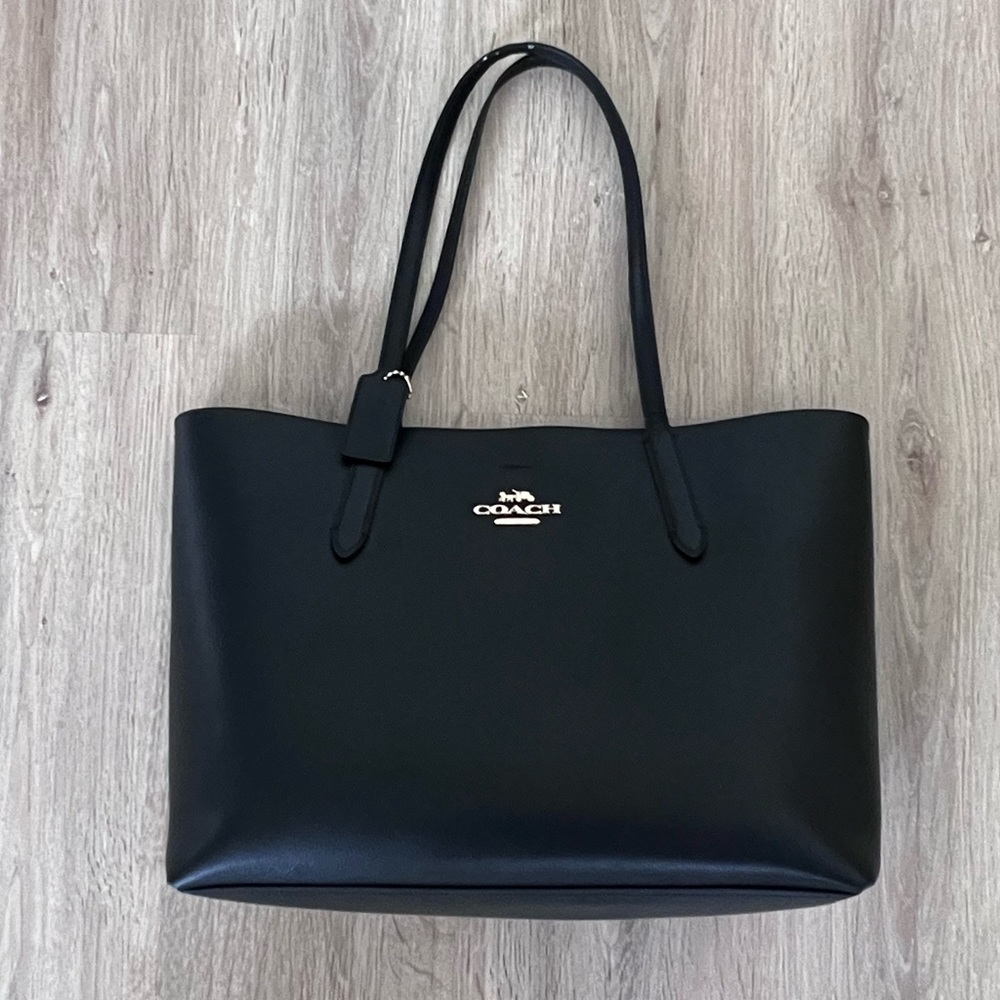 COACH AVENUE TOTE (F31535) Black & Red